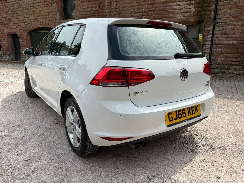 Volkswagen Golf 1.4 Tsi Bluemotion Tech Match Edition Hatchback GJ66KEK White #5
