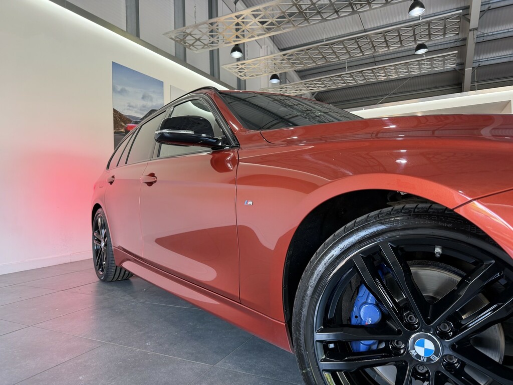 BMW 3 Series Estate 2.0 320D M Sport Shadow Edition Touring 20 MD03NVO Orange #3