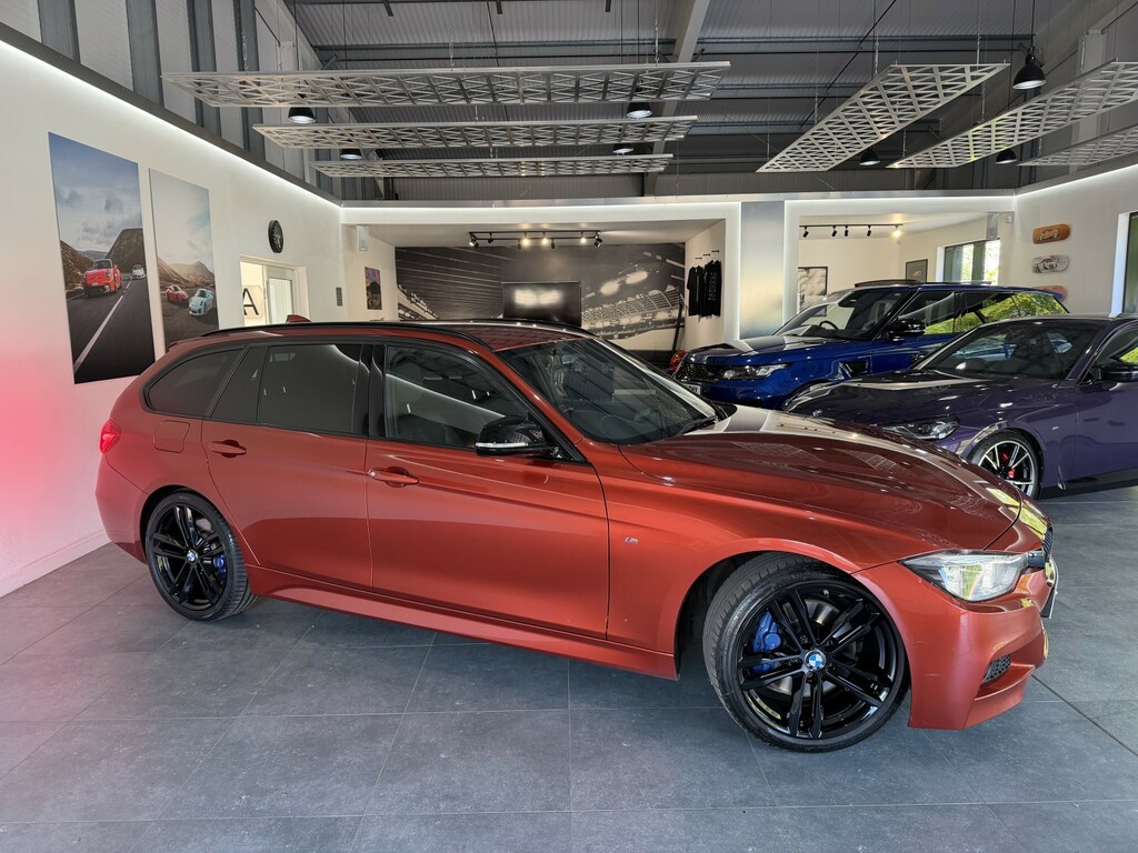 BMW 3 Series Estate 2.0 320D M Sport Shadow Edition Touring 20 MD03NVO Orange #4