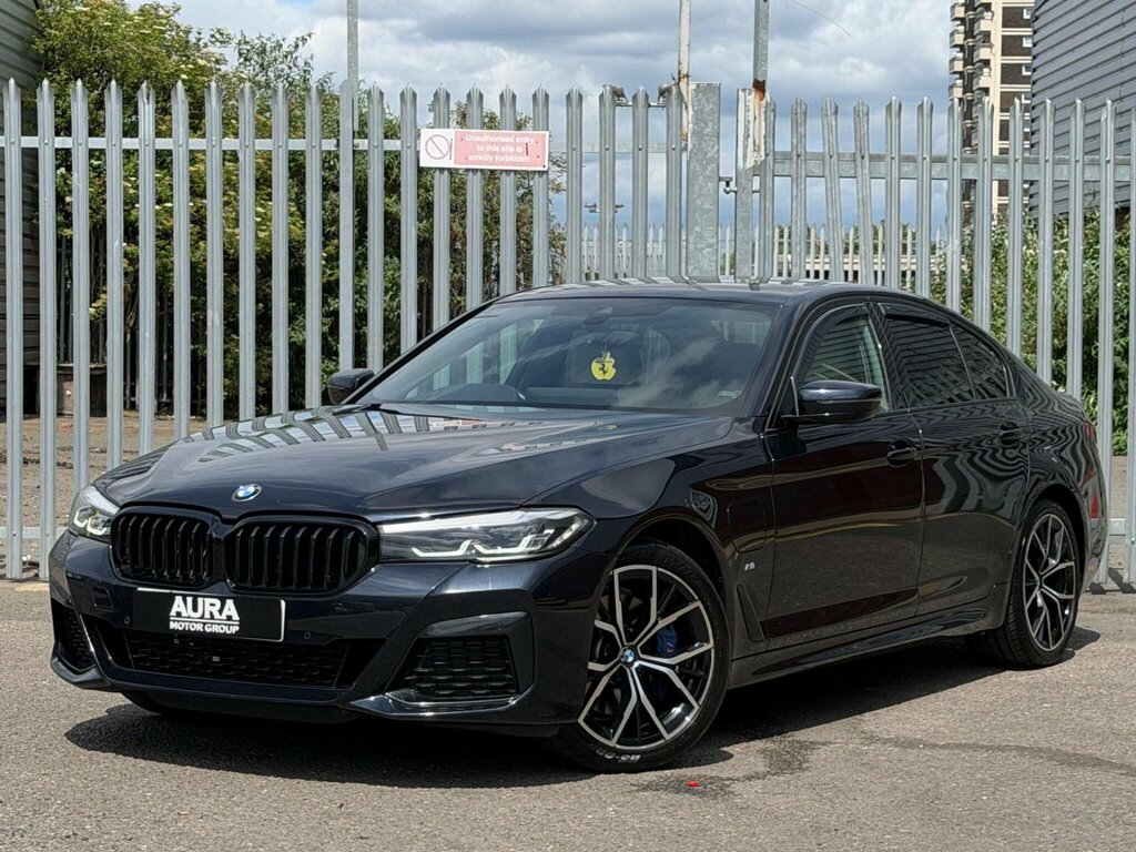BMW 5 Series 2.0 530E 12Kwh M Sport Steptronic Euro 6 Ss EO71XNB Black #4