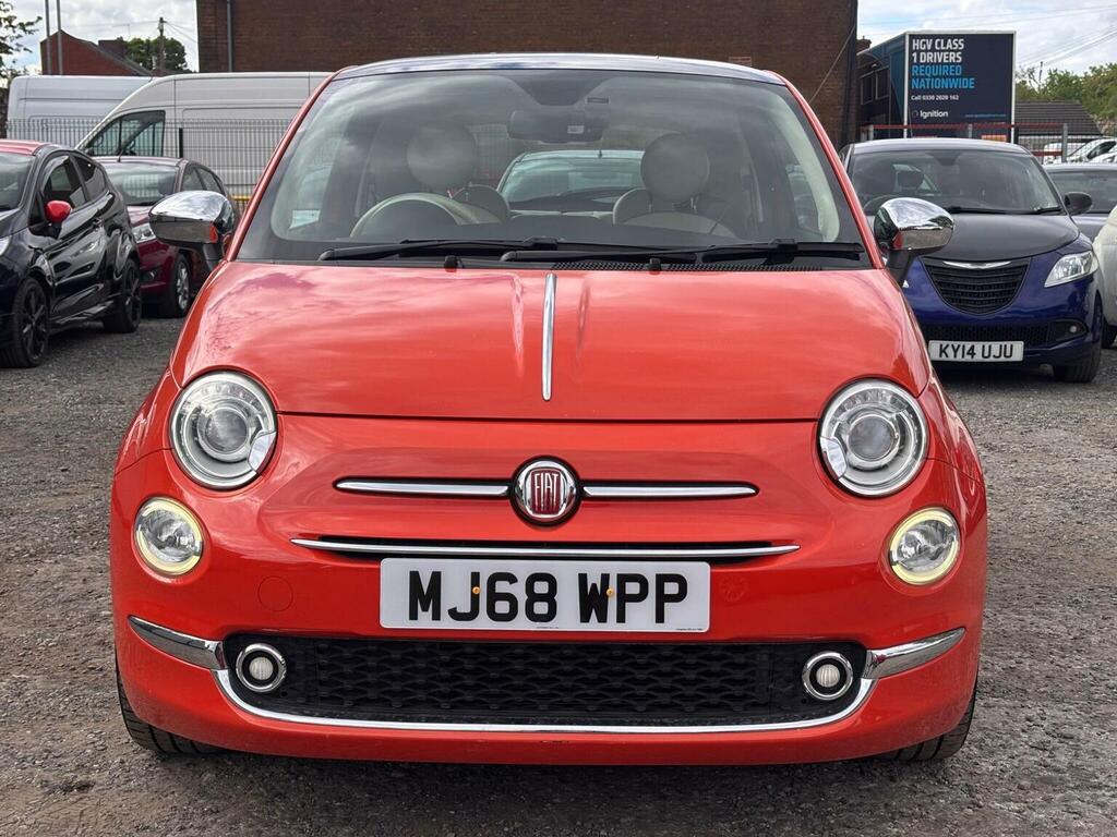 Fiat 500 Hatchback Anniversario Hatchback Petr Dualogic MJ68WPP Orange #2