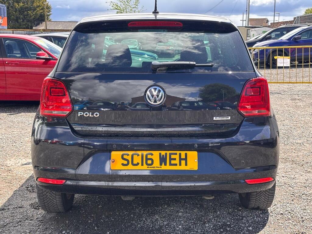 Volkswagen Polo Hatchback 1.0 Bluemotion Tech Match Euro 6 Ss 3 SC16WEH Black #6
