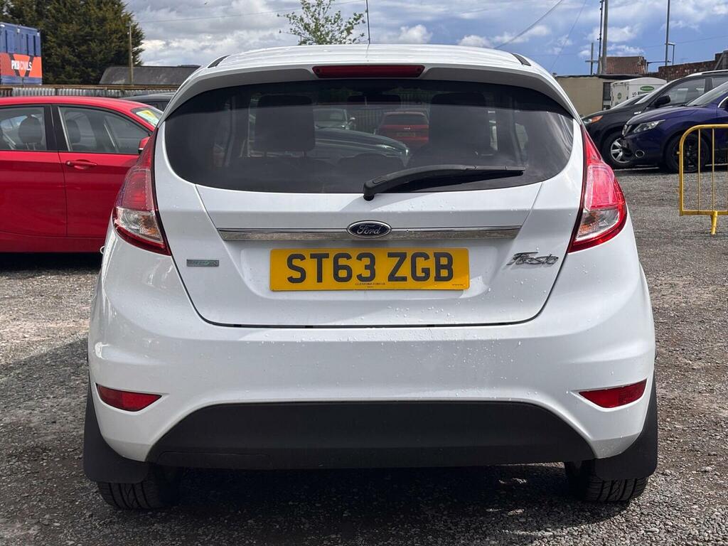 Ford Fiesta Hatchback 1.0T Ecoboost Titanium Euro 5 Ss ST63ZGB White #6
