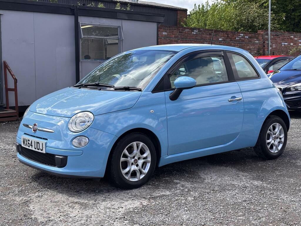 Fiat 500 0.9 Twinair Lounge Hatchback Dualogic E MX64UDJ Blue #3