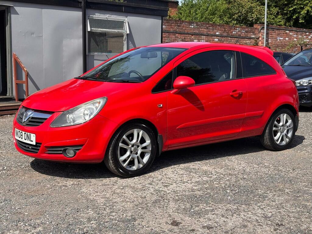 Vauxhall Corsa Hatchback 1.2I 16V Sxi 200808 NK08ONL Red #3