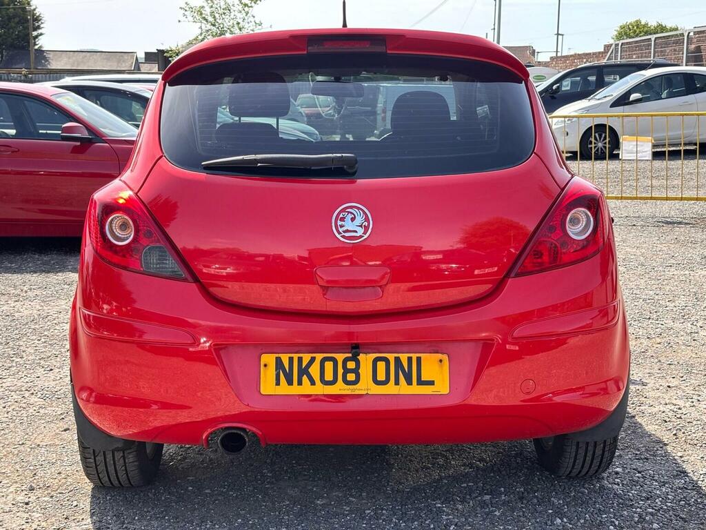 Vauxhall Corsa Hatchback 1.2I 16V Sxi 200808 NK08ONL Red #6