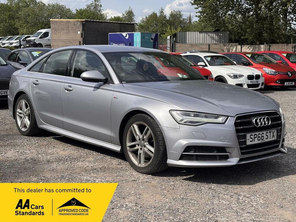 Audi A6 Saloon Saloon 2.0 Tdi Ultra S Line S Tronic Euro 6 Ss Silver