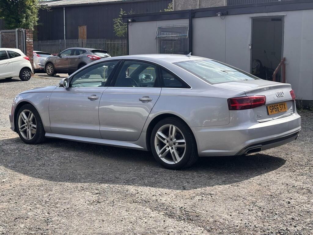 Audi A6 Saloon Saloon 2.0 Tdi Ultra S Line S Tronic Euro 6 Ss SP66STX Silver #5