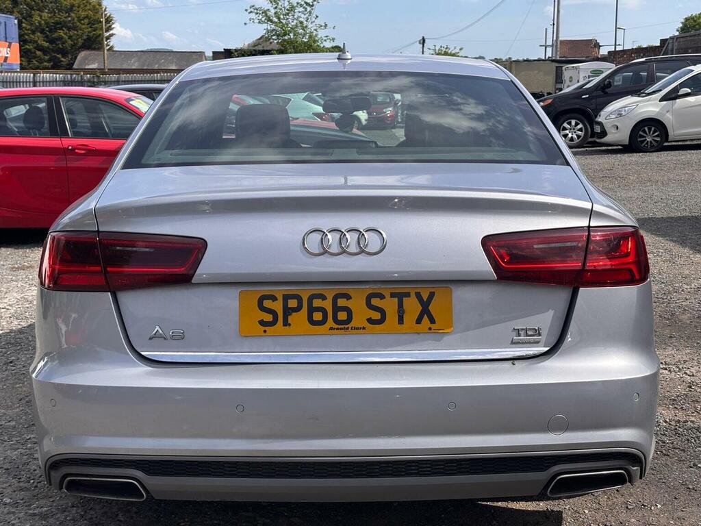 Audi A6 Saloon Saloon 2.0 Tdi Ultra S Line S Tronic Euro 6 Ss SP66STX Silver #6