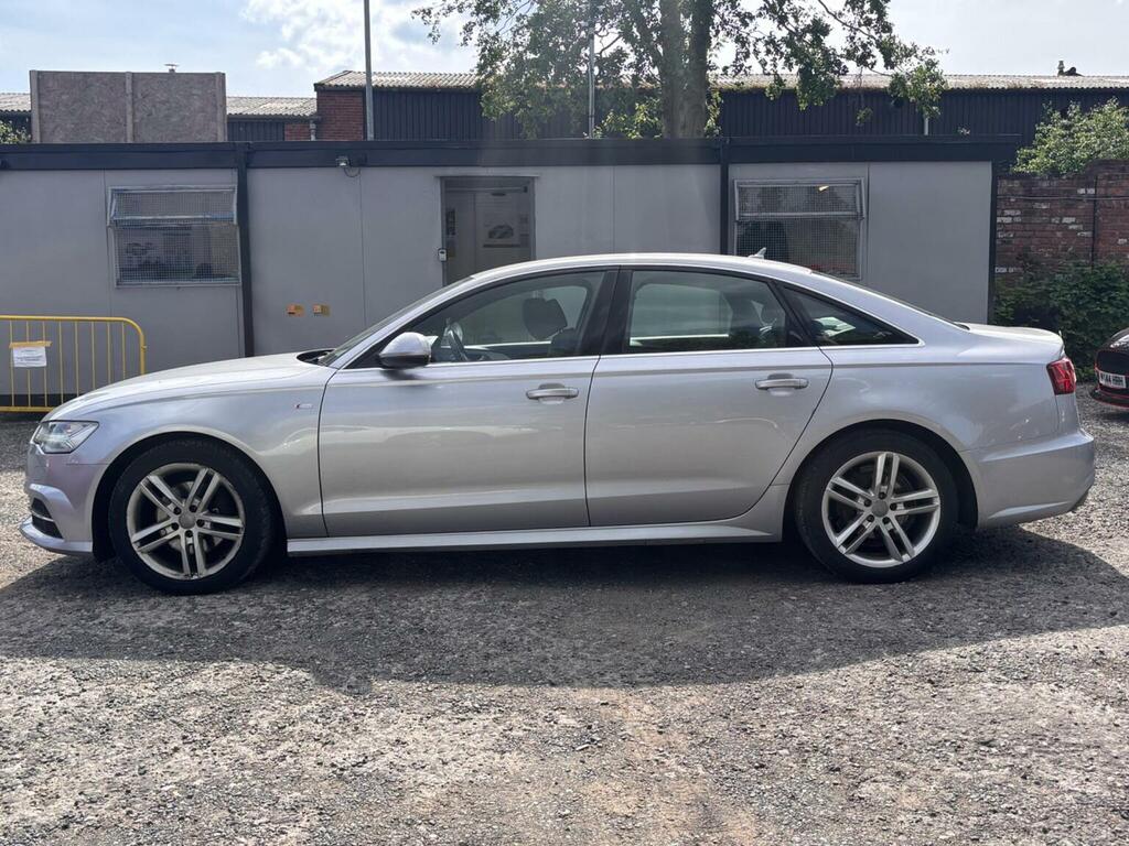 Audi A6 Saloon Saloon 2.0 Tdi Ultra S Line S Tronic Euro 6 Ss SP66STX Silver #4