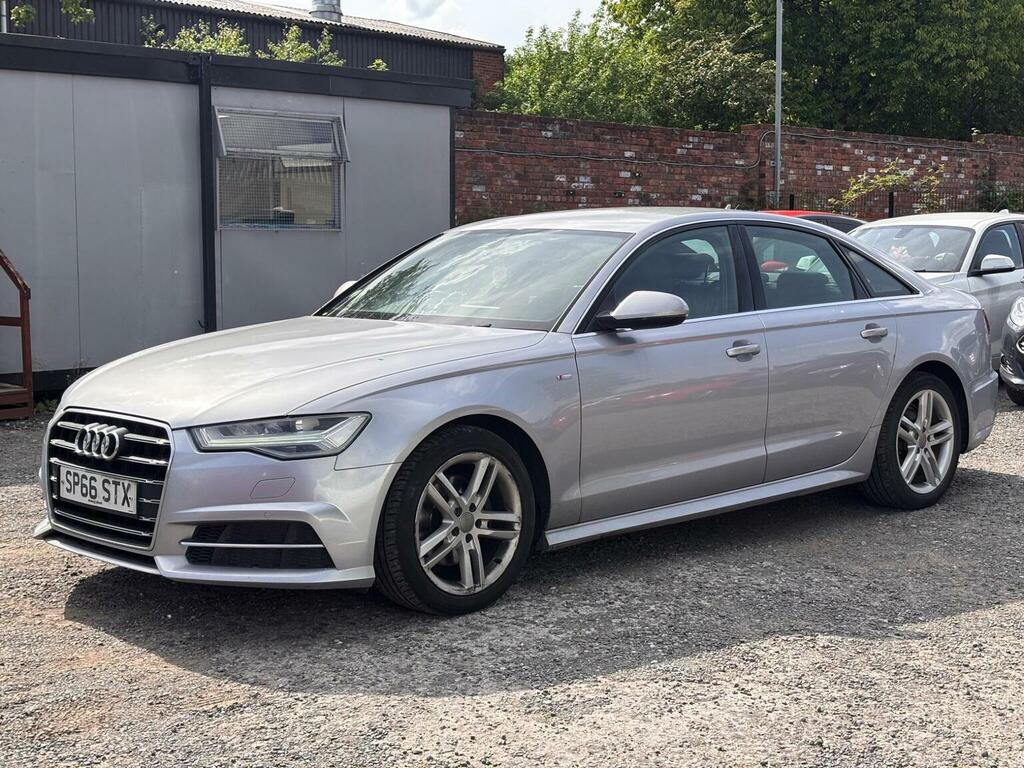 Audi A6 Saloon Saloon 2.0 Tdi Ultra S Line S Tronic Euro 6 Ss SP66STX Silver #3