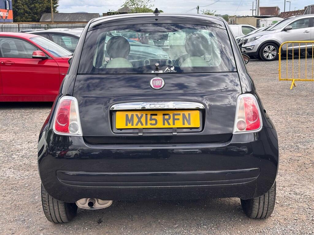 Fiat 500 Hatchback 1.2 Lounge Dualogic Euro 6 Ss 20 MX15RFN Black #6