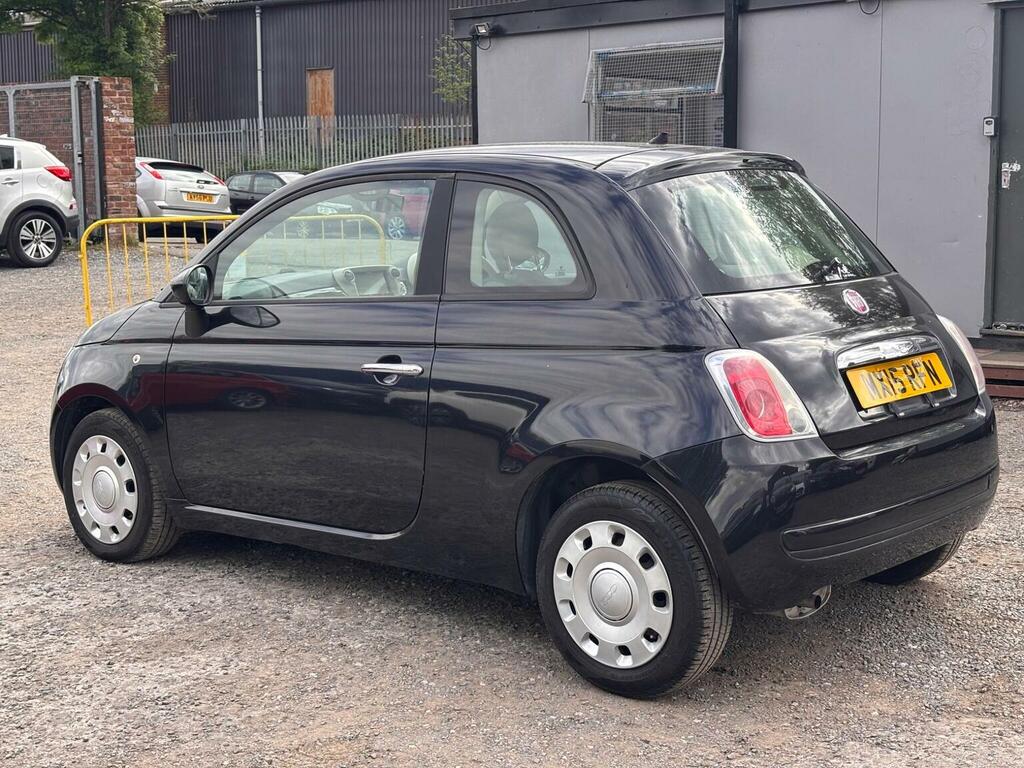 Fiat 500 Hatchback 1.2 Lounge Dualogic Euro 6 Ss 20 MX15RFN Black #5
