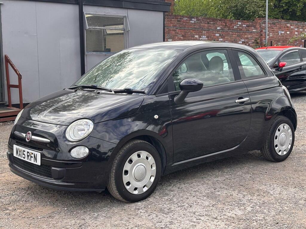 Fiat 500 Hatchback 1.2 Lounge Dualogic Euro 6 Ss 20 MX15RFN Black #3