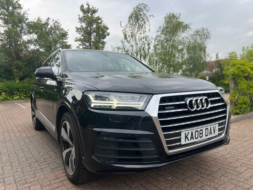 Audi Q7 Suv 3.0 Tdi V6 S Line Tiptronic Quattro Euro 6 S KA08DAV Black #2