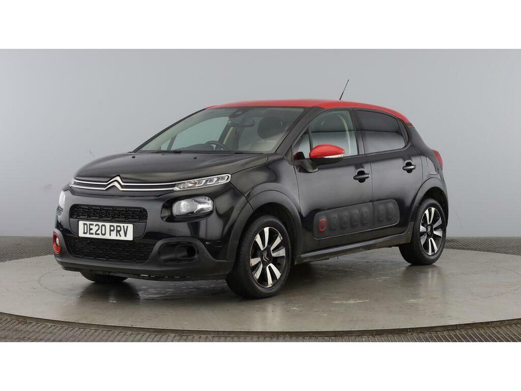 Citroen C3 Hatchback 1.2 Puretech Flair Plus Euro 6 Ss DE20PRV Black #6