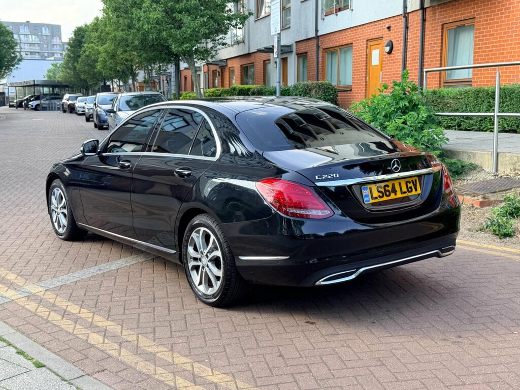 Mercedes-Benz C Class 2.1 C220 Bluetec Sport G-tronic Euro 6 Ss LS64LGV Black #3