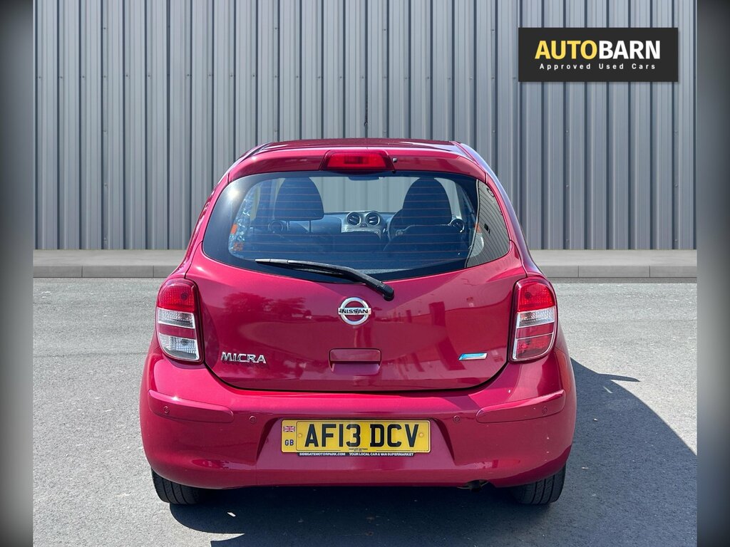 Nissan Micra 1.2 12V Acenta Hatchback Euro 5 AF13DCV Red #4
