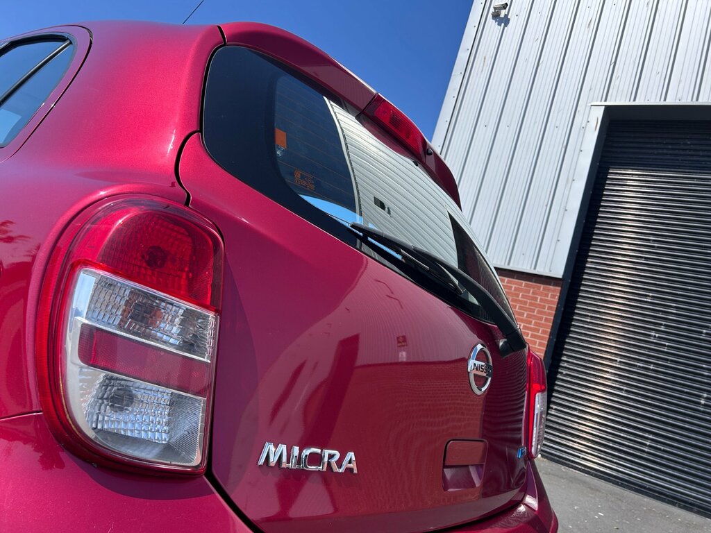 Nissan Micra 1.2 12V Acenta Hatchback Euro 5 AF13DCV Red #2