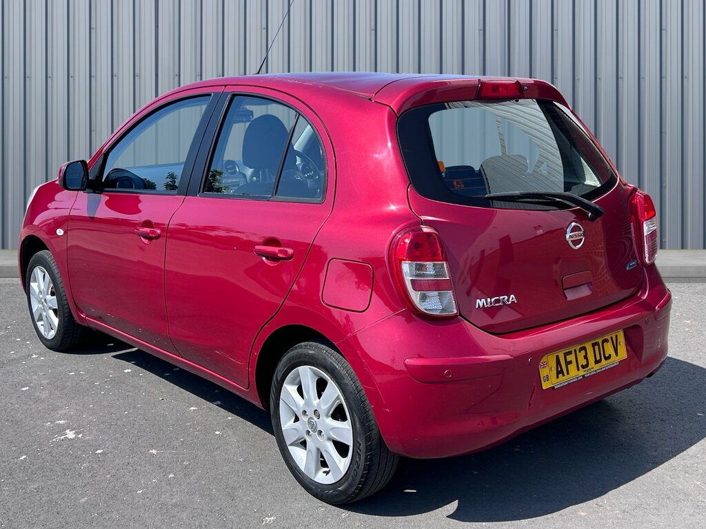 Nissan Micra 1.2 12V Acenta Hatchback Euro 5 AF13DCV Red #3