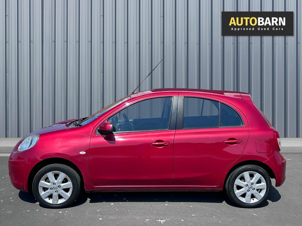 Nissan Micra 1.2 12V Acenta Hatchback Euro 5 AF13DCV Red #6