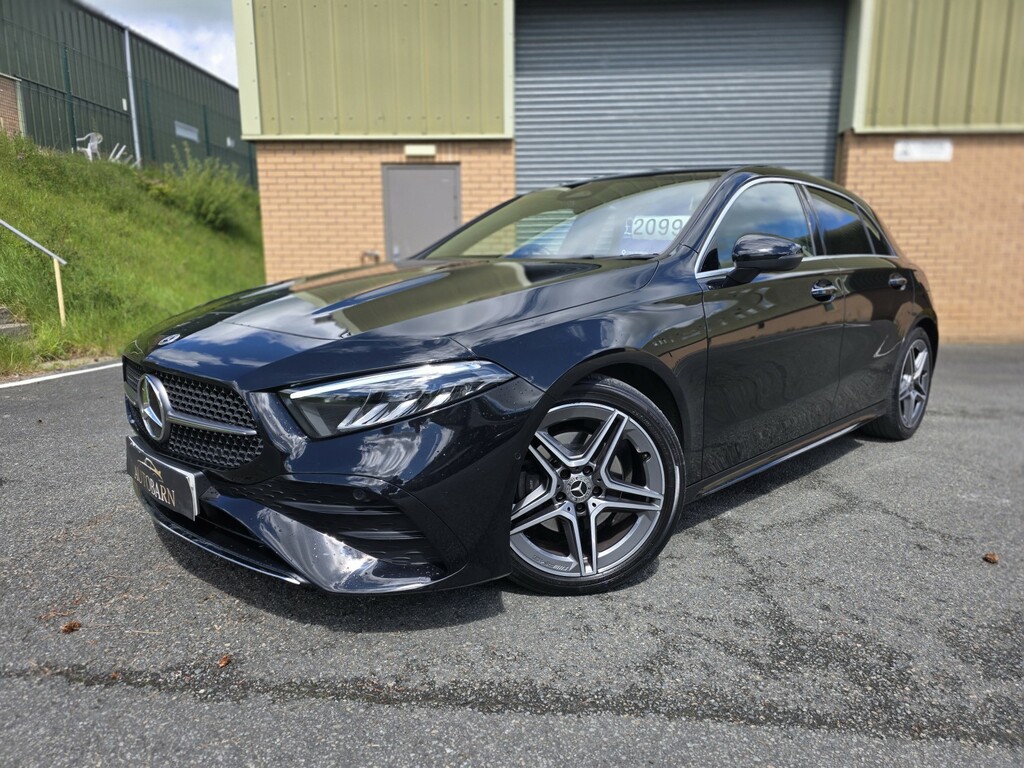 Mercedes-Benz A Class Hatchback 1.3 A180h Mhev Amg Line 2023 RE23PNF Black #2