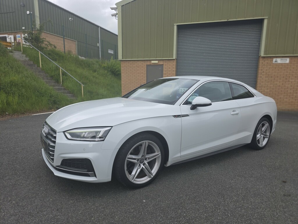 Audi A5 Coupe 2.0 Tfsi S Line 2017 CY67DVT White #3
