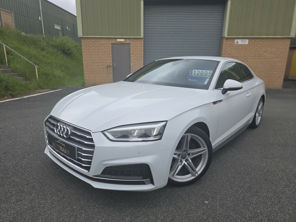 Audi A5 Coupe 2.0 Tfsi S Line 2017 CY67DVT White #2