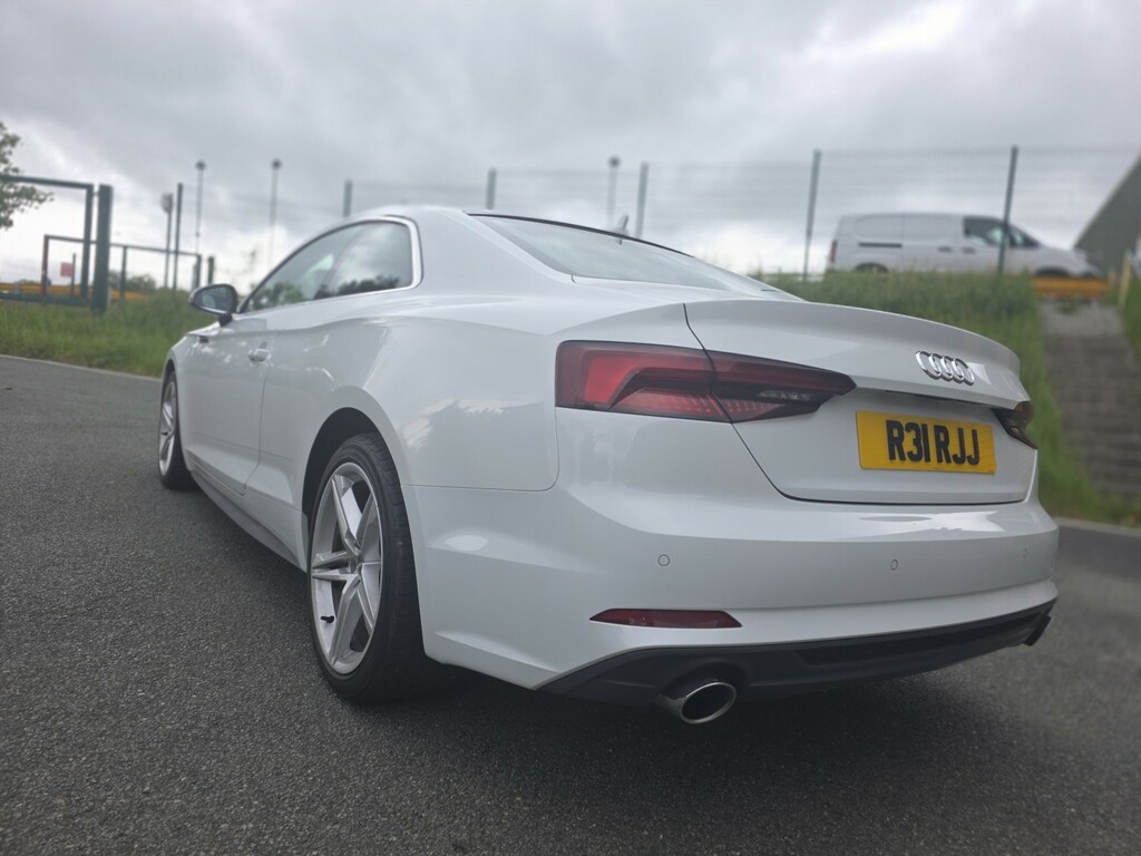 Audi A5 Coupe 2.0 Tfsi S Line 2017 CY67DVT White #6