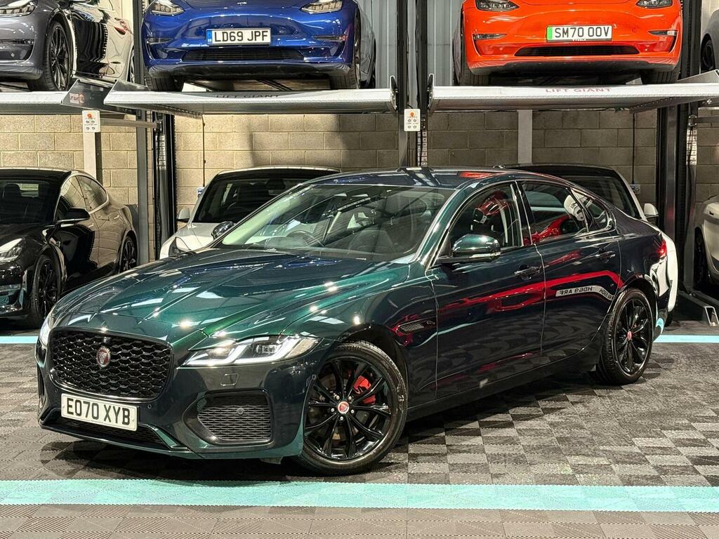 Jaguar XF Saloon 2.0 D200 Mhev S Euro 6 Ss 2021 EO70XYB Green #3