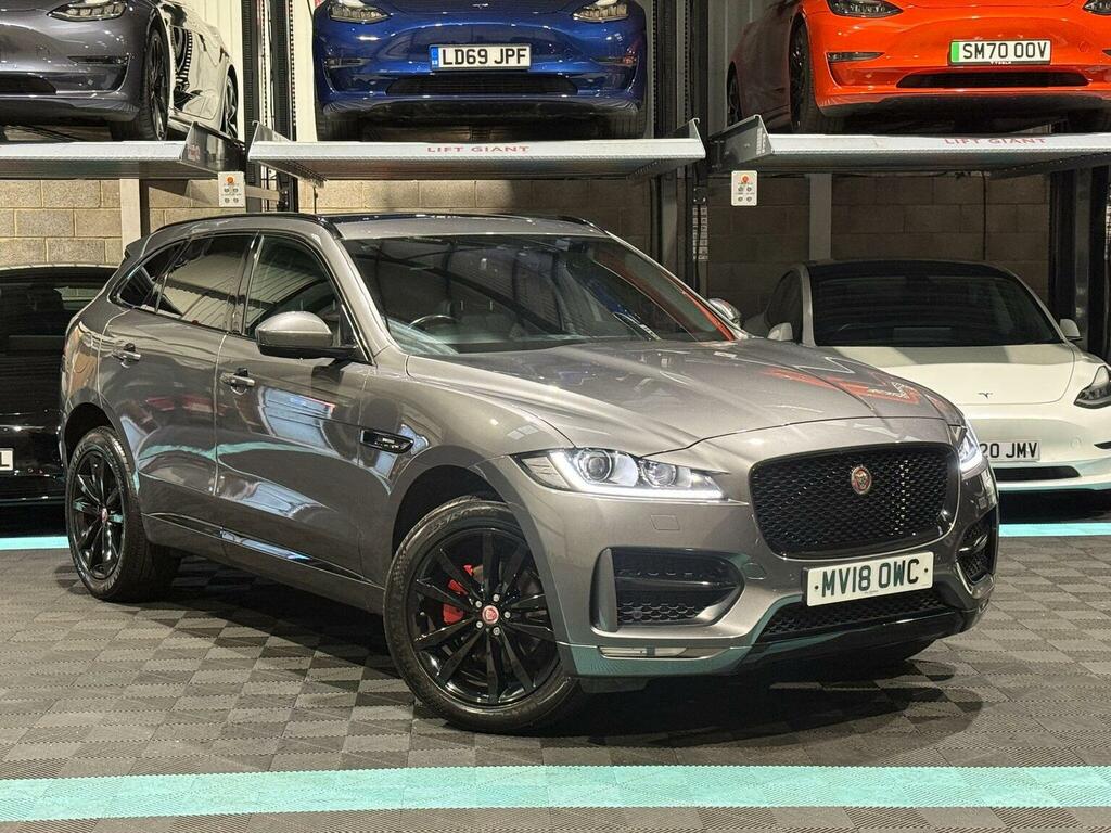 Jaguar F-Pace Suv 2.0 D180 R-sport Awd Euro 6 Ss 20 Grey