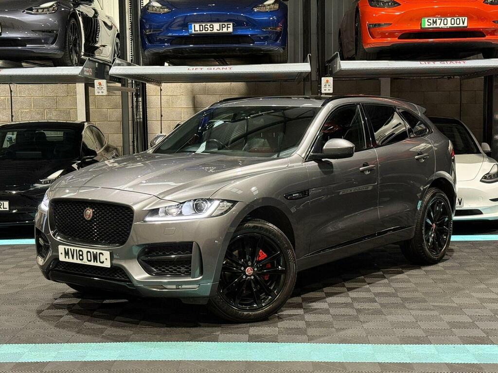 Jaguar F-Pace Suv 2.0 D180 R-sport Awd Euro 6 Ss 20 MV18OWC Grey #3
