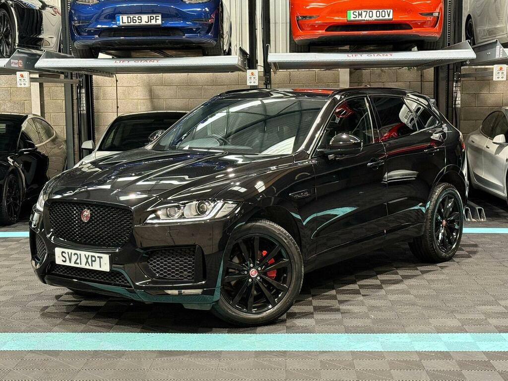 Jaguar F-Pace Suv 2.0 D180 Chequered Flag Awd Euro 6 Ss SV21XPT Black #3