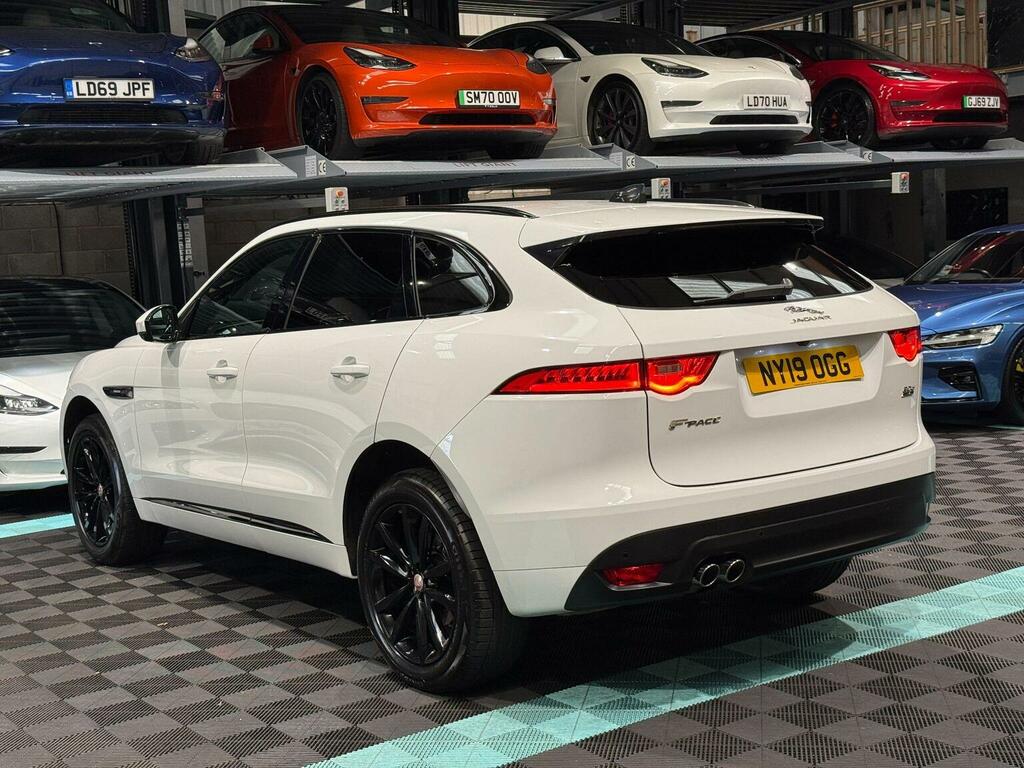 Jaguar F-Pace Suv 2.0 D180 R-sport Awd Euro 6 Ss 20 NY19OGG White #5