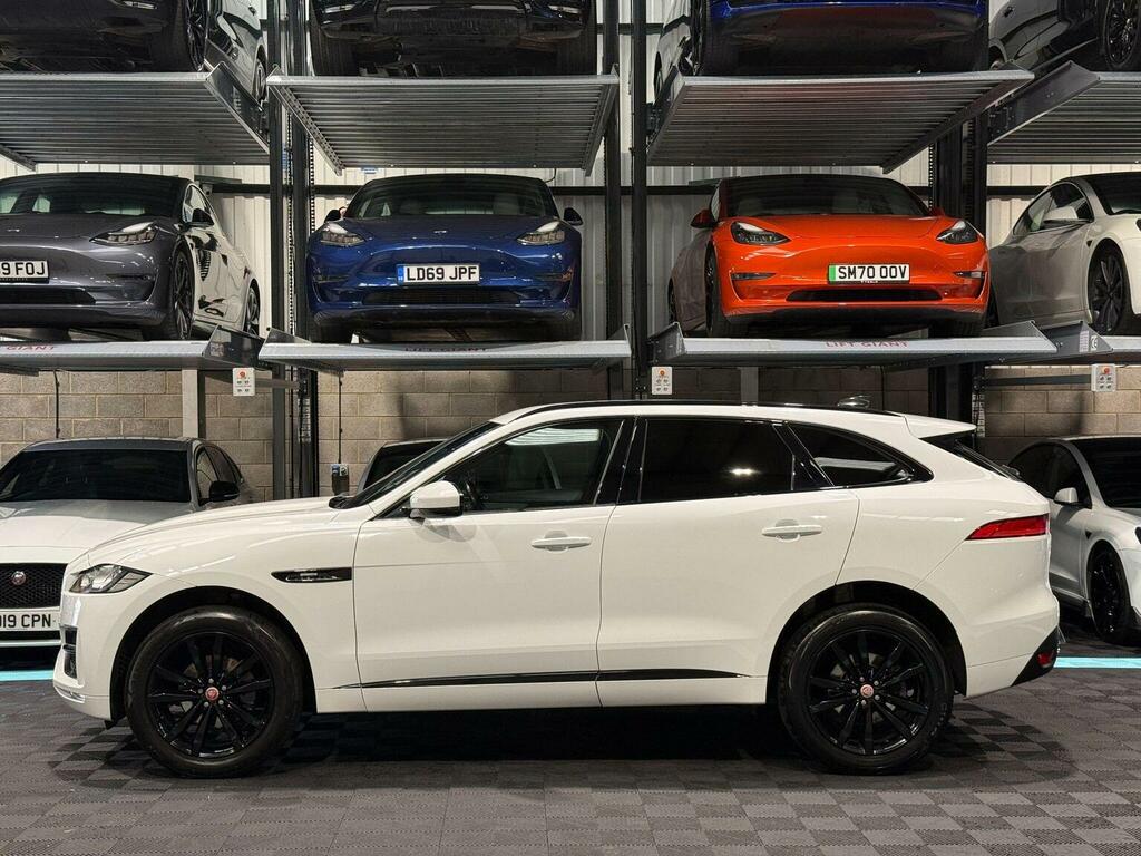 Jaguar F-Pace Suv 2.0 D180 R-sport Awd Euro 6 Ss 20 NY19OGG White #4