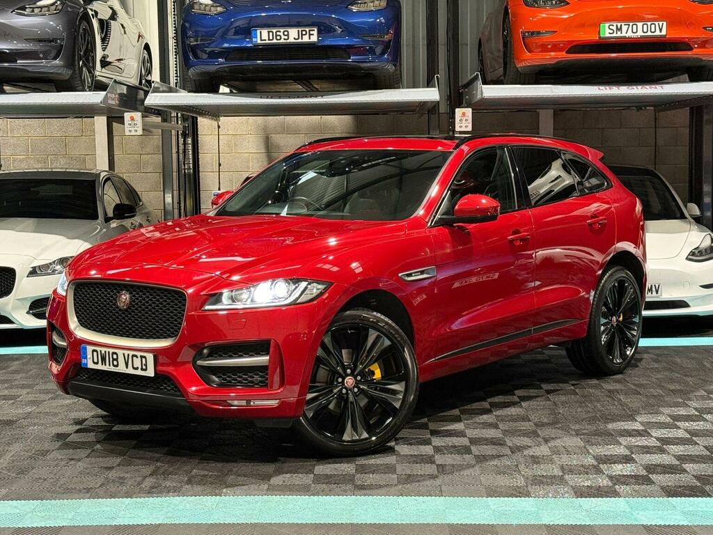 Jaguar F-Pace 2.0 P250i R-sport Awd Euro 6 Ss Red #3