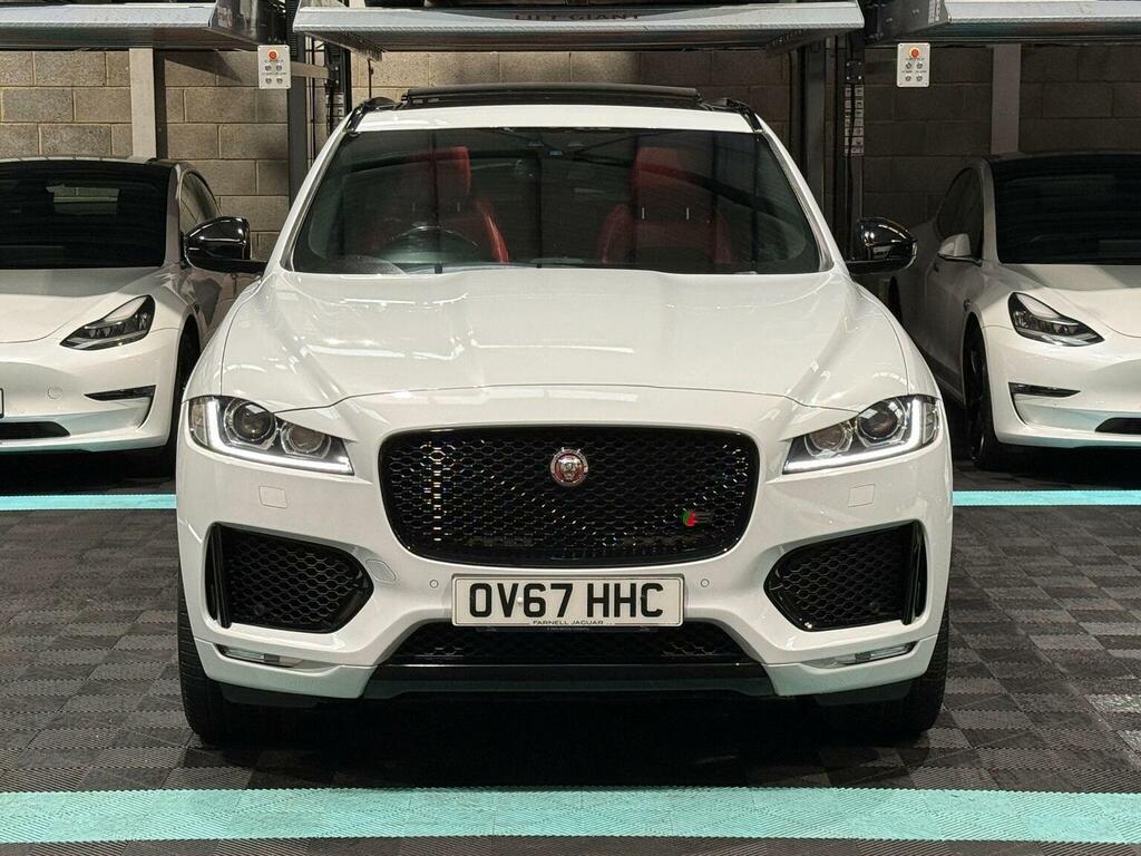 Jaguar F-Pace Suv 3.0 D300 V6 S Awd Euro 6 Ss 2017 OV67HHC White #2