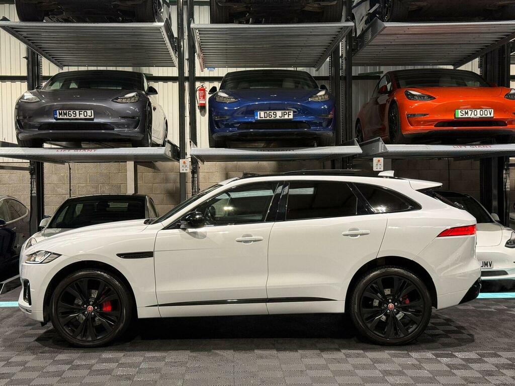 Jaguar F-Pace Suv 3.0 D300 V6 S Awd Euro 6 Ss 2017 OV67HHC White #4