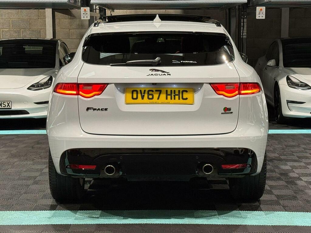 Jaguar F-Pace Suv 3.0 D300 V6 S Awd Euro 6 Ss 2017 OV67HHC White #6