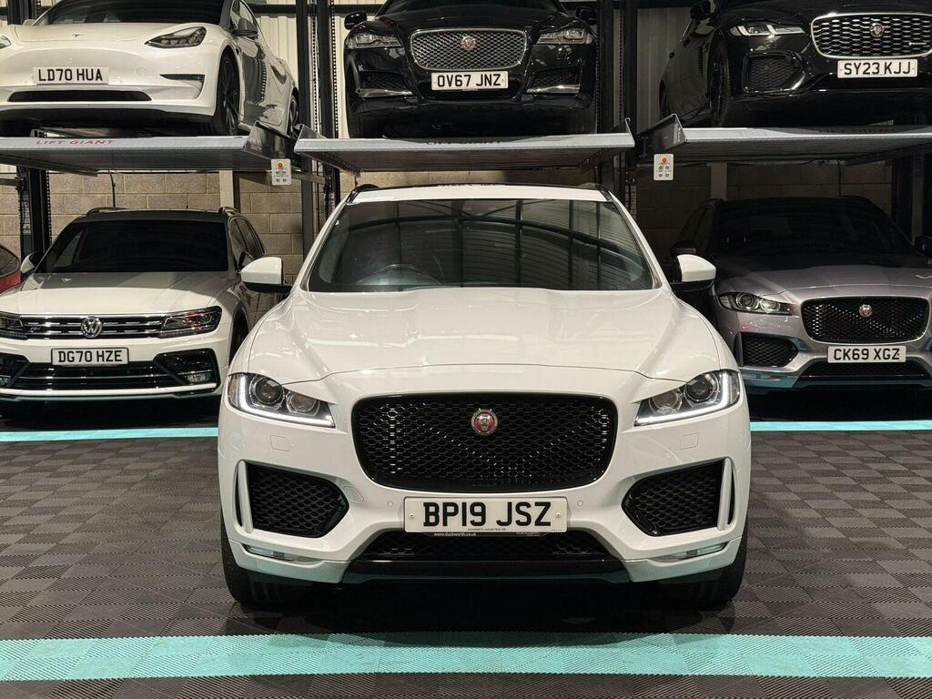 Jaguar F-Pace Suv 2.0 D180 Chequered Flag Awd Euro 6 Ss BP19JSZ White #2