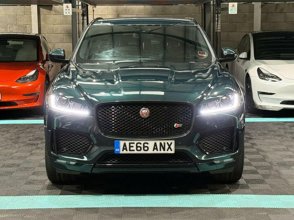 Jaguar F-Pace Suv 3.0 D300 V6 S Awd Euro 6 Ss 2016 AE66ANX Green #2