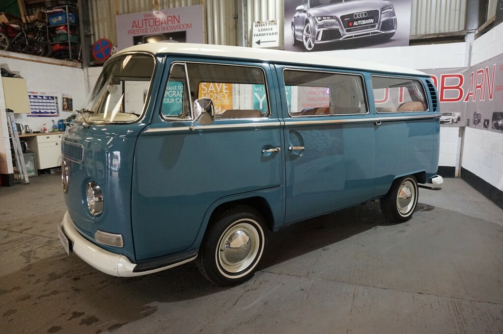Volkswagen Transporter Motorhome 7 Seat Day Vanbus 1967F Blue #6
