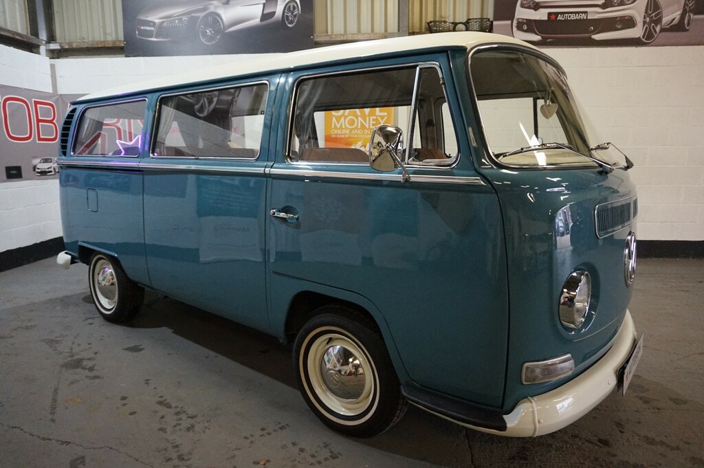 Volkswagen Transporter Motorhome 7 Seat Day Vanbus 1967F Blue #2