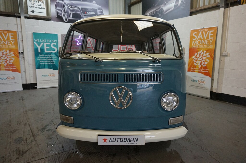 Volkswagen Transporter Motorhome 7 Seat Day Vanbus 1967F Blue #4