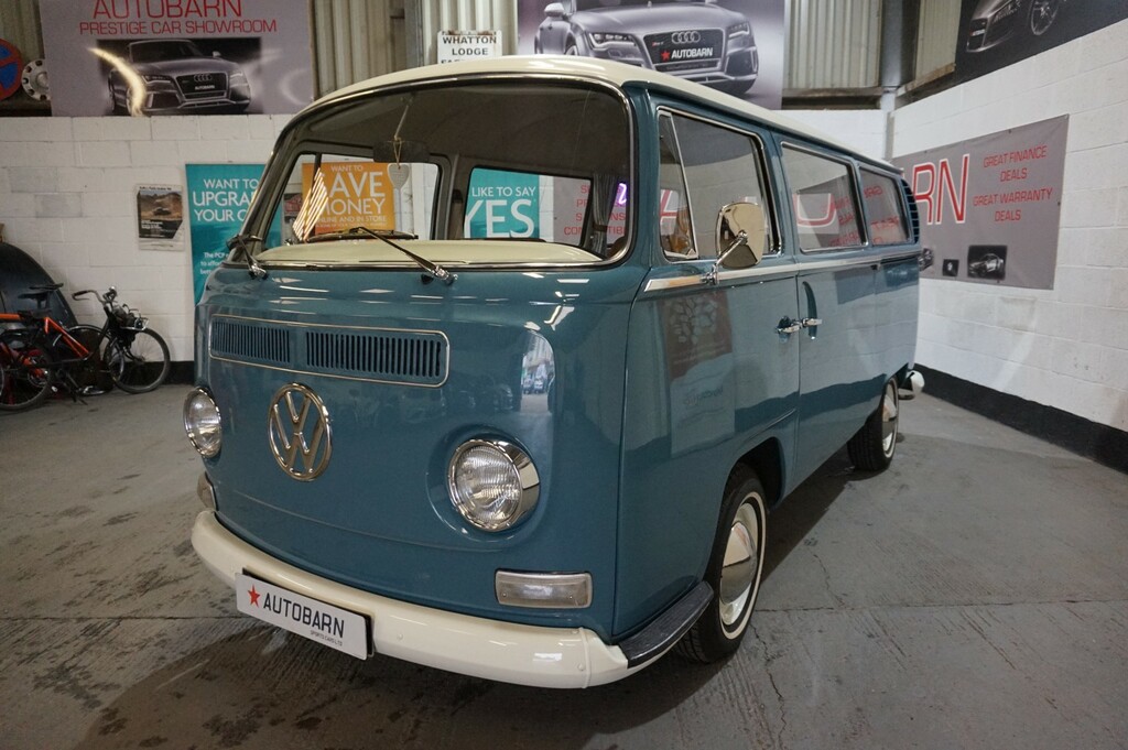 Volkswagen Transporter Motorhome 7 Seat Day Vanbus 1967F Blue #5
