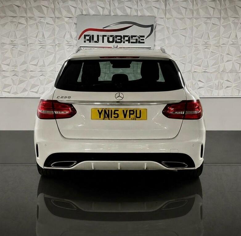 Mercedes-Benz C Class 2.1 C220 Bluetec Amg Line G-tronic Euro 6 Ss 5 YN15VPU White #6
