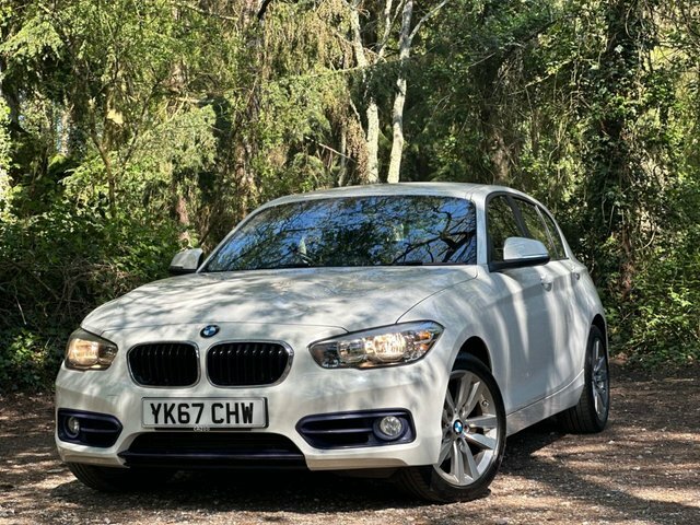 BMW 1 Series 2018 2.0 118D Sport Hatchback Eu YK67CHW White #2