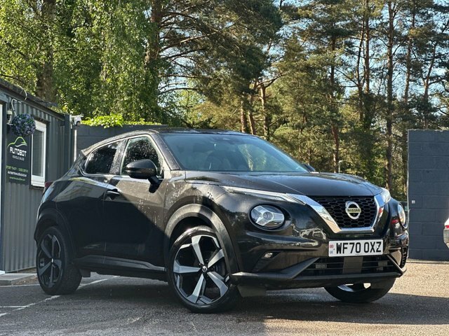 Nissan Juke 2020 1.0 Dig-t Tekna Suv Euro 6 WF70OXZ Black #2