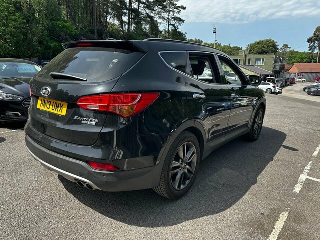 Hyundai Santa Fe 2013 2.2 Crdi Premium Se Suv 4Wd Black #6