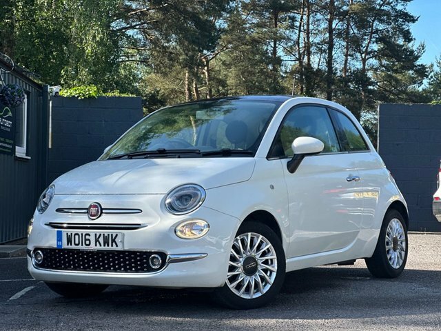 Fiat 500 2016 1.2 Lounge Hatchback Euro 6 WO16KWK White #2